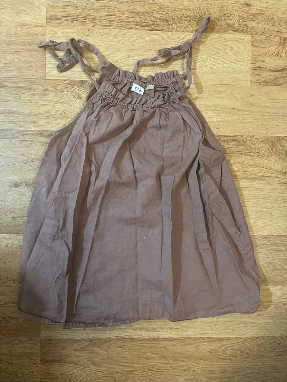 GAP Mauve Tie-Strap Halter Camisole